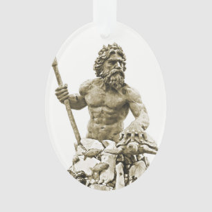 Ornement ovale de Neptune