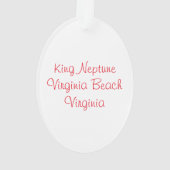 Ornement ovale de Neptune (dos)