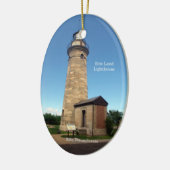 Ornement ovale du phare Erie Land (Gauche)