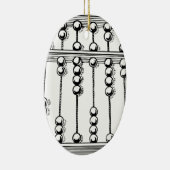 Ornement Ovale En Céramique Abaque (Droite)