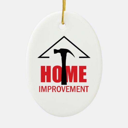 ORNEMENT OVALE EN CÉRAMIQUE AMÉLIORATION DU DOMICILE (Devant)