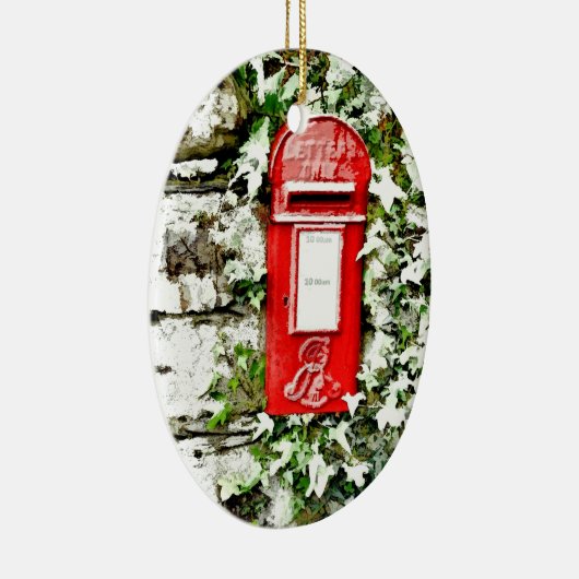 ORNEMENT OVALE EN CÉRAMIQUE ANCIENNE ANGLETERRE (Droite)