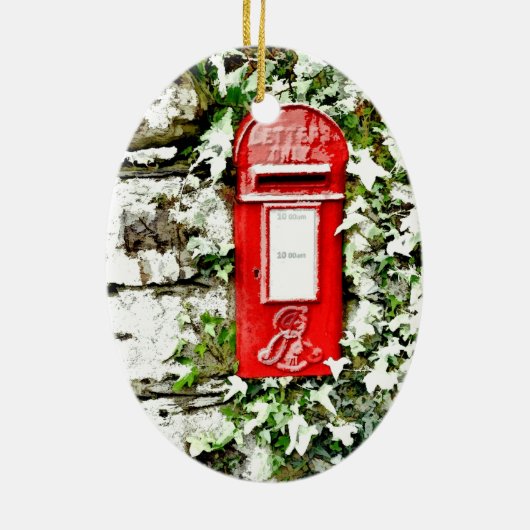 ORNEMENT OVALE EN CÉRAMIQUE ANCIENNE ANGLETERRE (Dos)