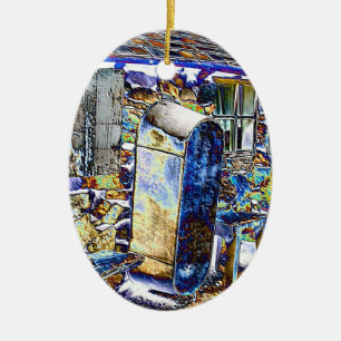 ORNEMENT OVALE EN CÉRAMIQUE ANGLETERRE VICTORIENNE