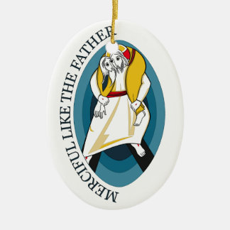 ORNEMENT OVALE EN CÉRAMIQUE ANNÉE DE JUBILÉ DE VITESSE DE PITIÉ
