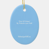 Ornement Ovale En Céramique Art de sirène "hors d'eau" (Dos)