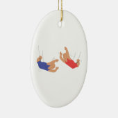 Ornement Ovale En Céramique Artistes de Trapexe (Droite)