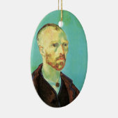 Ornement Ovale En Céramique Autoportrait de Van Gogh (Dédié à Paul Gauguin) (Droite)