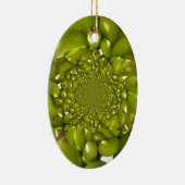 Ornement Ovale En Céramique Banane verte Kaleidoscope Art Imprimer/Graphique (Droite)