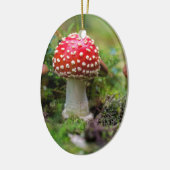 Ornement Ovale En Céramique Beauté d'automne (Gauche)