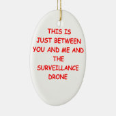 Ornement Ovale En Céramique bourdon (Droite)