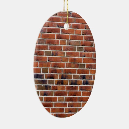 Ornement Ovale En Céramique Brick wall with joints (Droite)