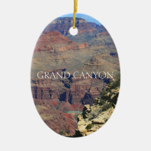 Ornement Ovale En Céramique Canyon grand 4