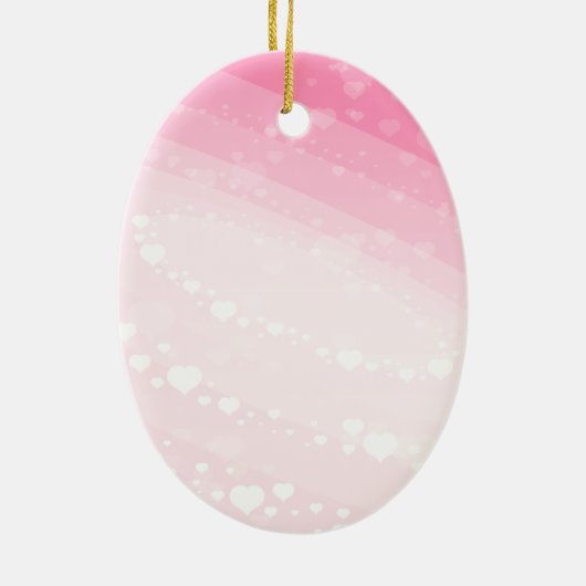 Ornement Ovale En Céramique Chat chanceux (Dos)