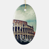 Ornement Ovale En Céramique Colisé (Droite)