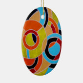 Ornement Ovale En Céramique Composition #22 par Michael Moffa (Droite)