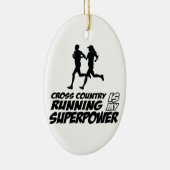 Ornement Ovale En Céramique Conceptions de fonctionnement de pays croisé (Droite)