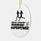 Ornement Ovale En Céramique Conceptions de fonctionnement de pays croisé (Gauche)