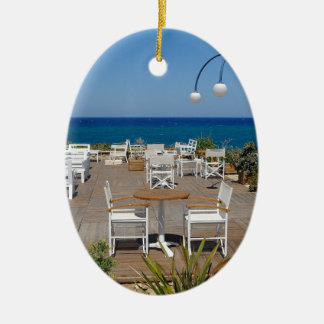 Ornement Ovale En Céramique Crète 4