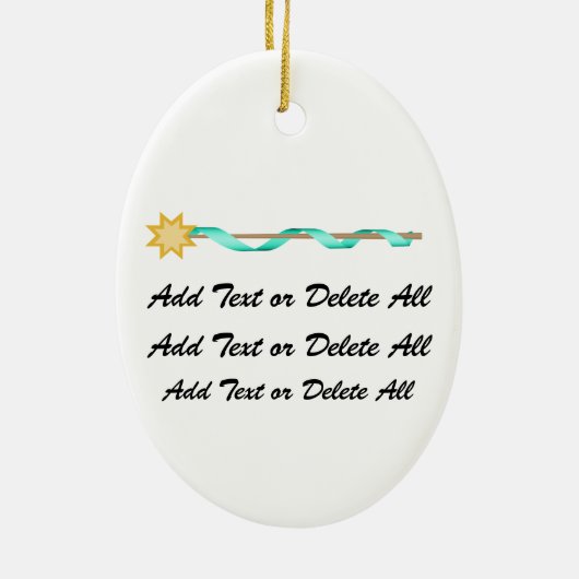 Ornement Ovale En Céramique Danse Ballerina - SRF (Dos)