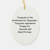 Ornement Ovale En Céramique Décembre Ange en pierre noire (Dos)