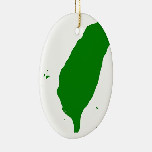 Ornement Ovale En Céramique Drapeau de Taïwan - 世界台灣人大會旗,。 de 也稱為台灣旗 (Droite)