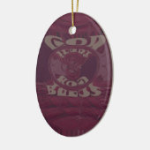 Ornement Ovale En Céramique Drôle Dieu bénit kenya Hakuna Matata Giraffes wov (Gauche)