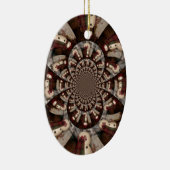 Ornement Ovale En Céramique Extraordinaire Snowman (Droite)