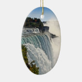 Ornement Ovale En Céramique Fête de Niagara Falls (Droite)