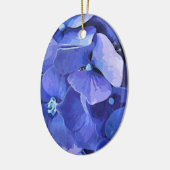 ORNEMENT OVALE EN CÉRAMIQUE FLEURS DE JARDIN (Gauche)