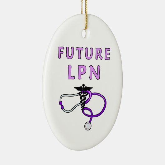 Ornement Ovale En Céramique Futur LPN (Droite)