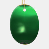 ORNEMENT OVALE EN CÉRAMIQUE GEA, MYRTLE ET EAU (Dos)