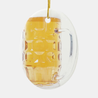 Ornement Ovale En Céramique Grande pinte en verre de Tankard de tasse de bière