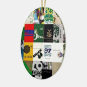 ORNEMENT OVALE EN CÉRAMIQUE GRAYDON - COUVERTURES D'ANNUAIRE (Gauche)