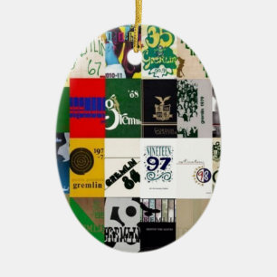 ORNEMENT OVALE EN CÉRAMIQUE GRAYDON - COUVERTURES D'ANNUAIRE