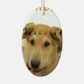 Ornement Ovale En Céramique Hakuna Matata Je sais ce que vous pensez pinctur (Droite)