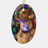 Ornement Ovale En Céramique Howlidays heureux ! (Gauche)