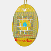 Ornement Ovale En Céramique Impression d'images plus grande (Gauche)