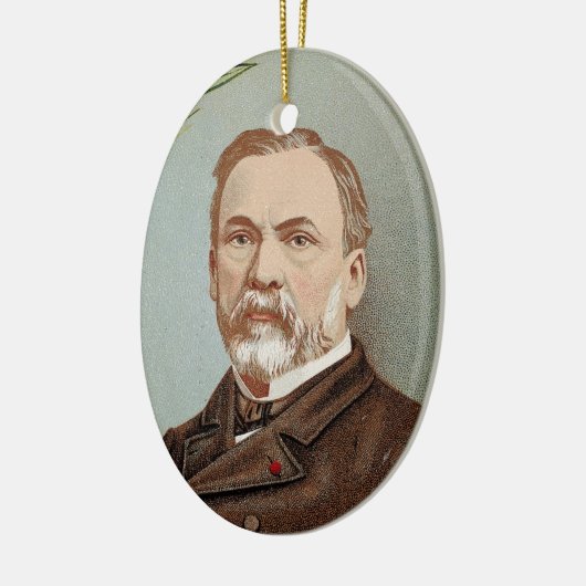 Ornement Ovale En Céramique Le célèbre Portrait de Louis Pasteur (Gauche)