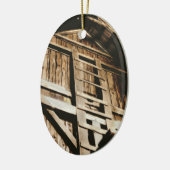 Ornement Ovale En Céramique Le grenier (Gauche)