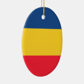 Ornement Ovale En Céramique Le Tchad (Droite)