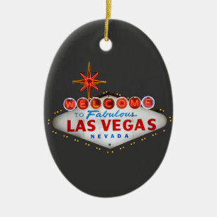 Ornement Ovale En Céramique Les cadeaux Las Vegas