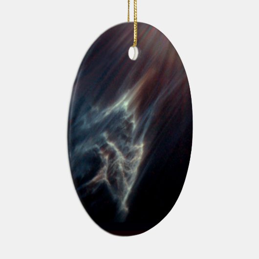 Ornement Ovale En Céramique Les Pliades Ghosts (Droite)