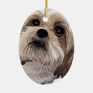 Ornement Ovale En Céramique Malshi CMA-shi