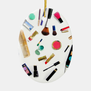 Ornement Ovale En Céramique Maquillage