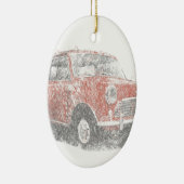 Ornement Ovale En Céramique Mini (Biro) (Droite)