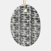 Ornement Ovale En Céramique Moteur de différenciation Babbage (Dos)