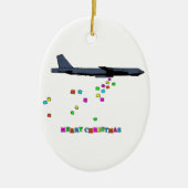 Ornement Ovale En Céramique Noël - B-52 Gifting - (Devant)