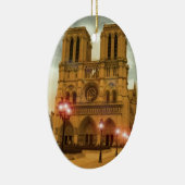 Ornement Ovale En Céramique Notre Dame (Droite)