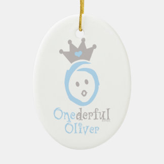 Ornement Ovale En Céramique ONEderful Oliver